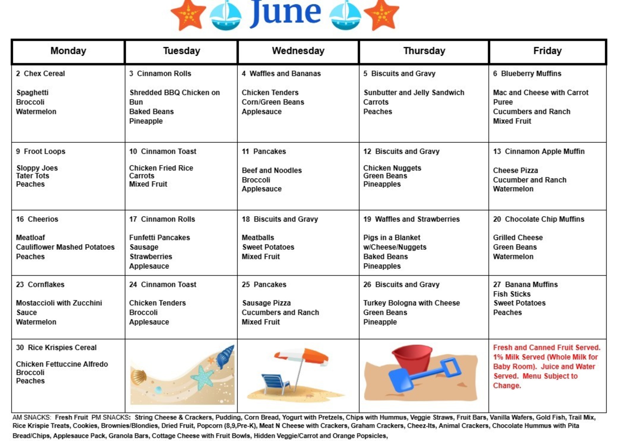 Junemenu
